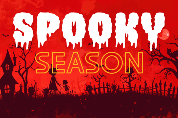 Midnight Scream Font PNG with transparent background - Preview 2