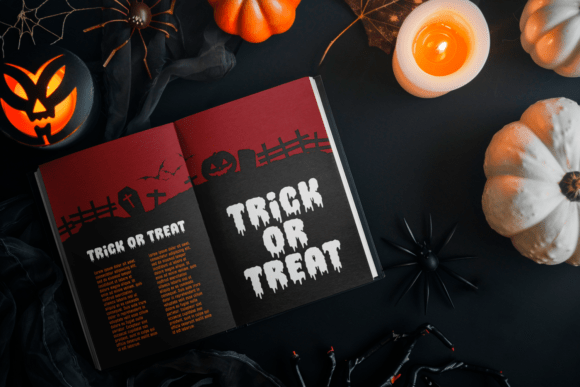Midnight Scream Font PNG with transparent background - Preview 3
