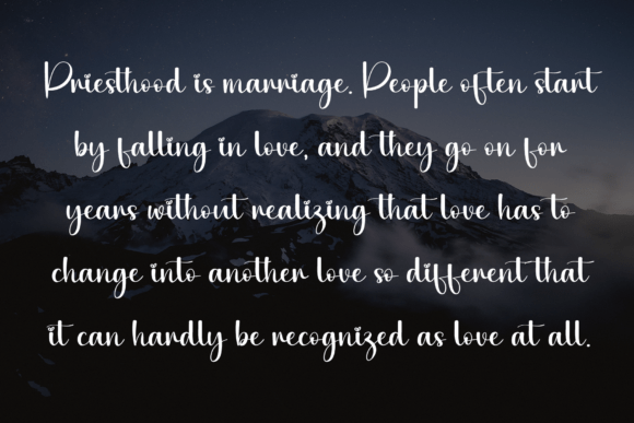 Night Dreaming Font PNG with transparent background - Preview 5