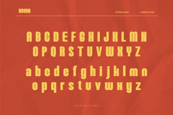Noura Font PNG with transparent background - Preview 1
