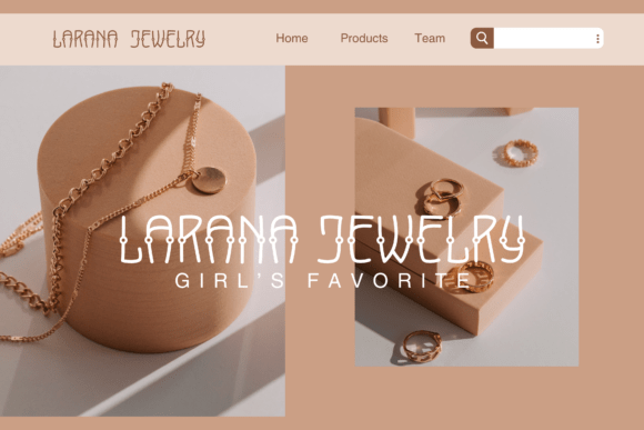 Pearlina Font font preview - 2