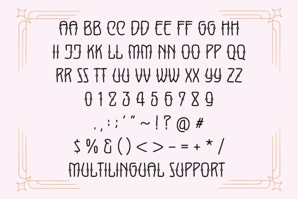 Pearlina Font font preview - 4