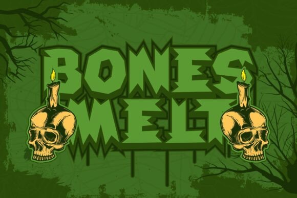 Poison Font PNG with transparent background - Preview 2