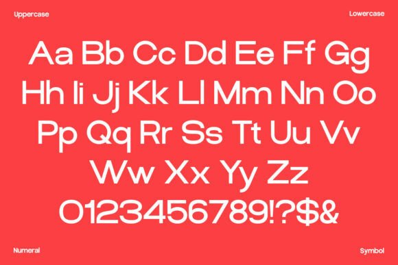 Quarkp Font PNG with transparent background - Preview 5