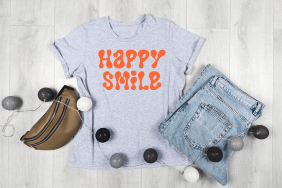 Retro Forever Font PNG with transparent background - Preview 3