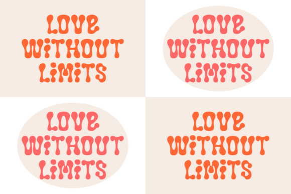 Retro Forever Font PNG with transparent background - Preview 4