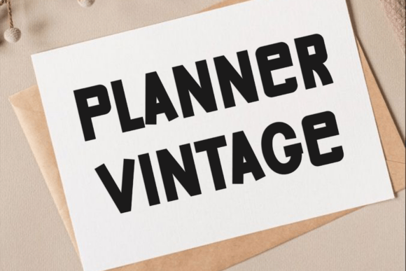 Retro Vacancy Font PNG with transparent background - Preview 2