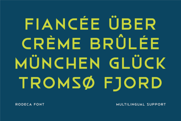 Rodeca Font PNG with transparent background - Preview 6