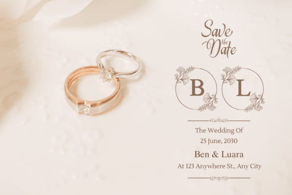 Romantic Wedding Font PNG with transparent background - Preview 1