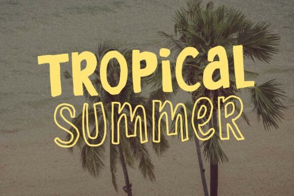 Salty Coast Font PNG with transparent background - Preview 5