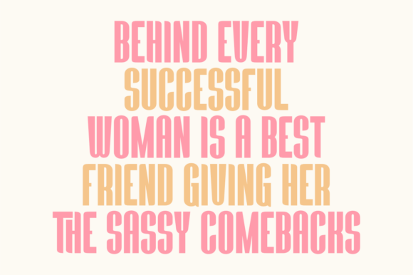 Sassy Bestie Font PNG with transparent background - Preview 2