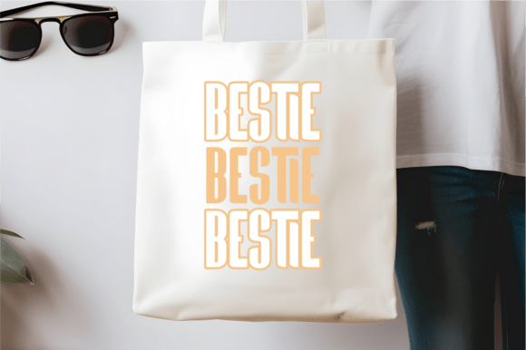 Sassy Bestie Font PNG with transparent background - Preview 6