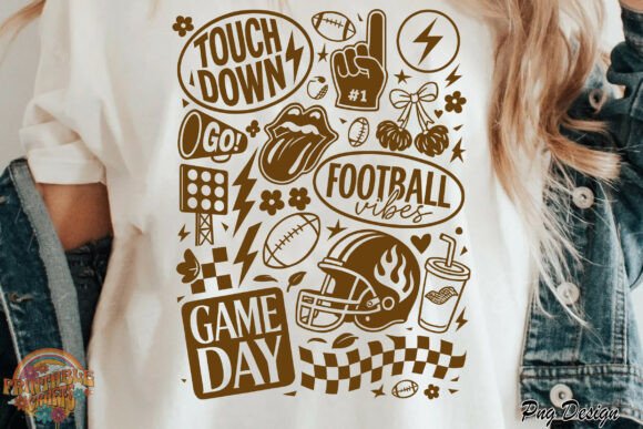 Touch Down Football Game Day Png