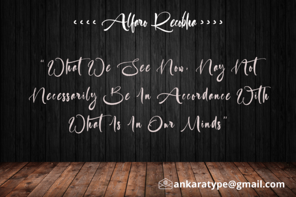Alfaro Recobha Font PNG with transparent background - Preview 2
