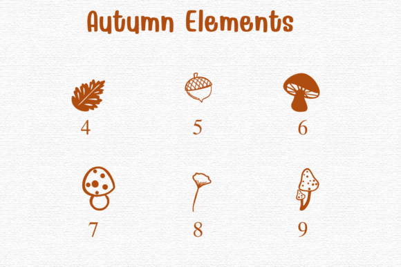 Autumn Elements Font - Preview 3