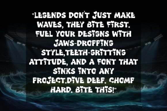 Bite This Font - Preview 1