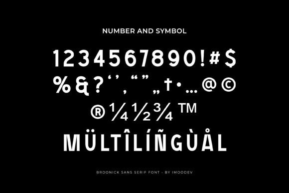 Broonick Font - Preview 5