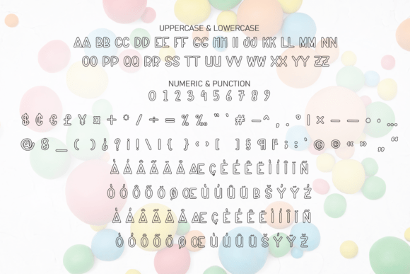 Bubble Candy Font - Preview 6