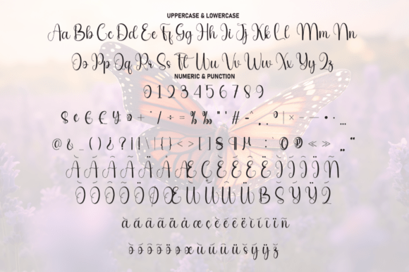 Butterfly Font - Preview 6