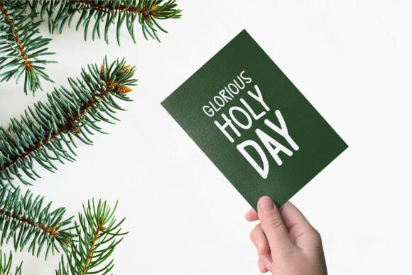 Celebrate Holiness Font - Preview 2