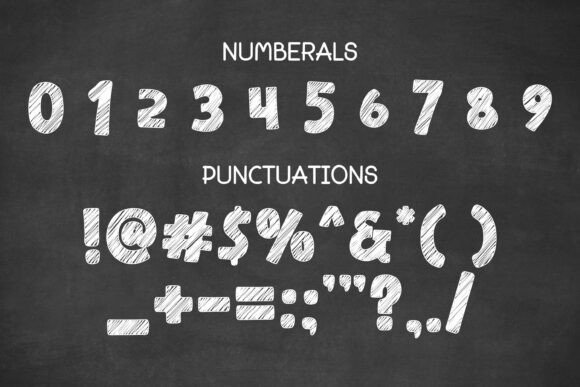Chalkiechalk Font - Preview 2