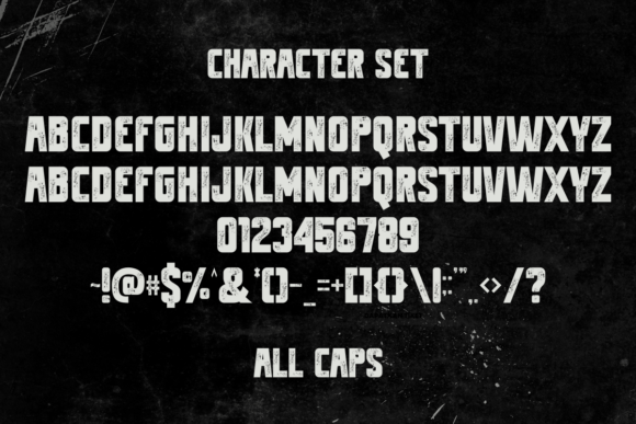 Chungkygrunge Regular Font - Preview 6
