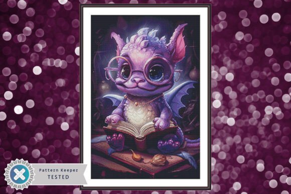 Cross Stitch Chart PDF Reading Dragon