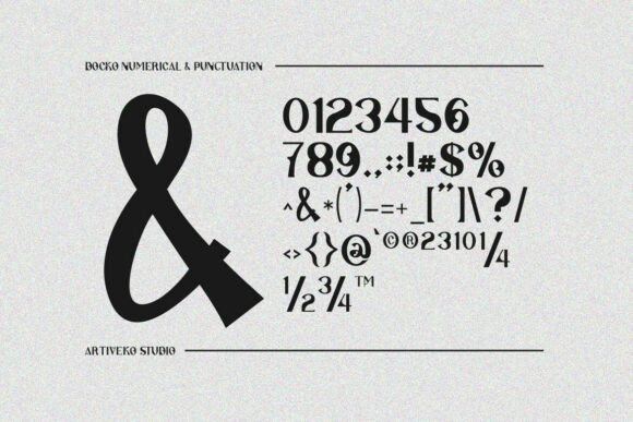 Docko Font - Preview 3