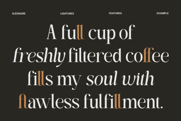 Eleonore Regular Font - Preview 4