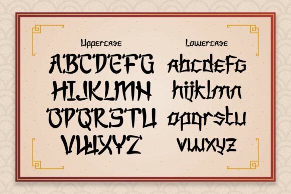 Fangmei Regular Font PNG with transparent background - Preview 2