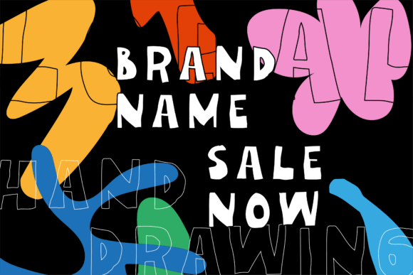 Floral Handdrawing Font - Preview 3