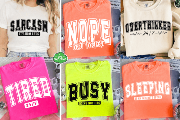Funny Sarcastic SVG Bundle, Sarcasm Svg Graphic T-shirt Designs By misba design