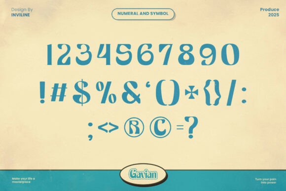 Gavian Regular Font - Preview 3