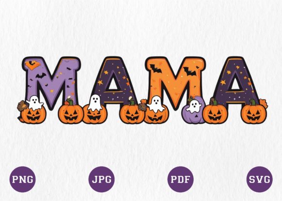Halloween Spooky Mama SVG