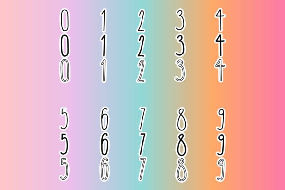 Homework Font - Preview 3