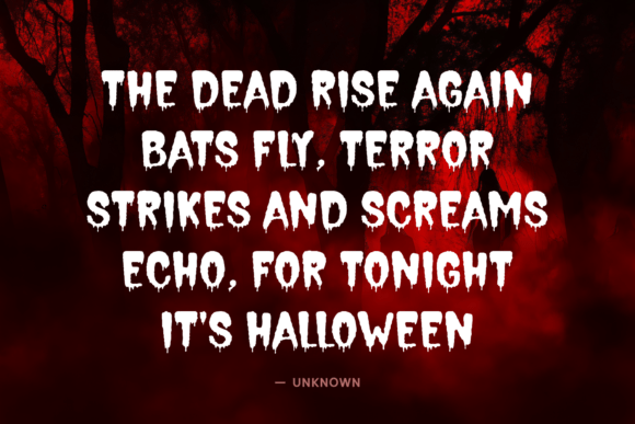 Hunting Zombies Font PNG with transparent background - Preview 2