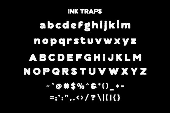 Inkriot Regular Font PNG with transparent background - Preview 4