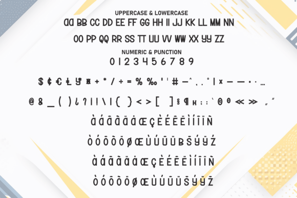 Modern Design Font PNG with transparent background - Preview 6