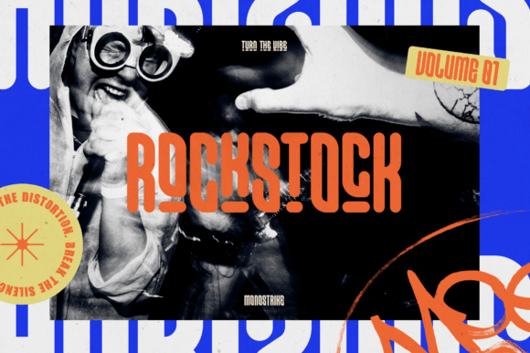 Monostrike Regular Font PNG with transparent background - Preview 2