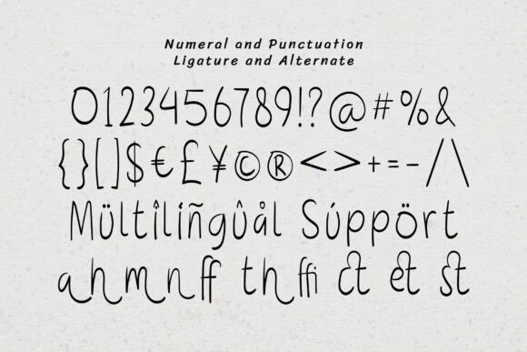 Muffina Regular Font PNG with transparent background - Preview 3
