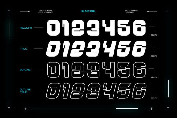 Phantomnovax Regular Font PNG with transparent background - Preview 3