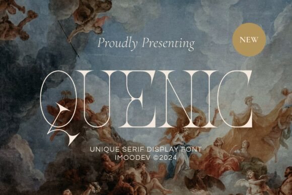 Quenic Serif Font By imoodev