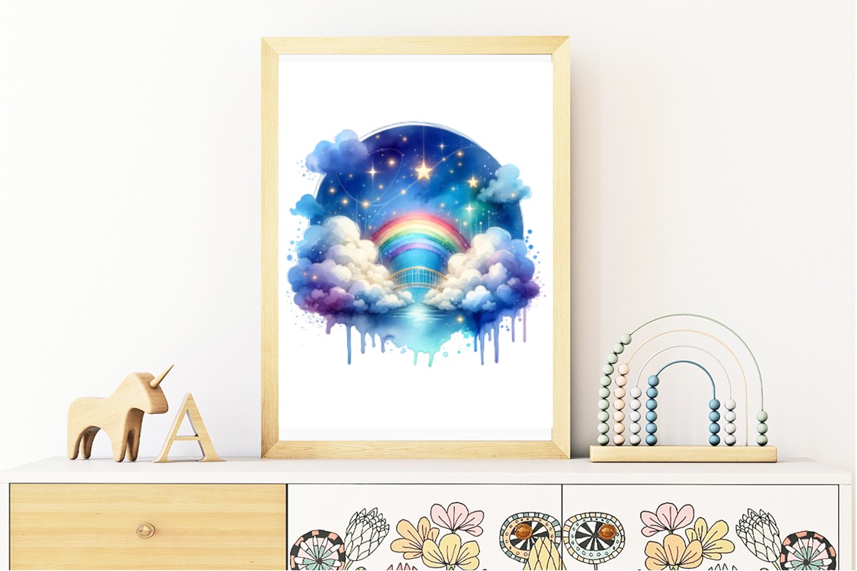 Rainbow Bridge Nursery Art