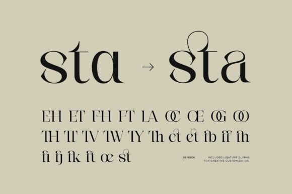 Rengok Font PNG with transparent background - Preview 3