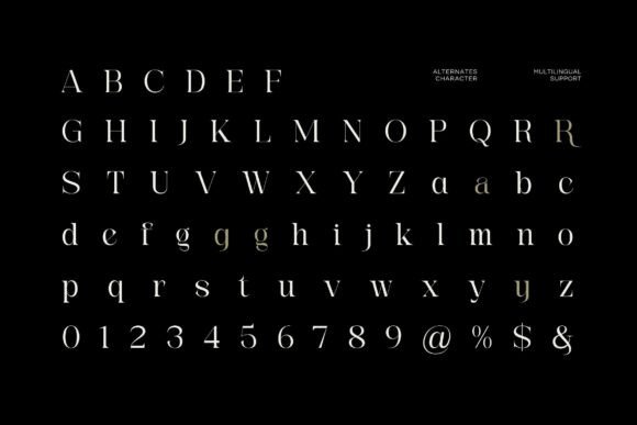 Rengok Font PNG with transparent background - Preview 4