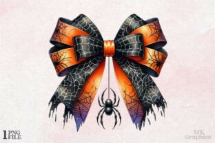 Spooky Halloween Coquette Bow PNG Graphic by MK Graphics · Creative Fabrica