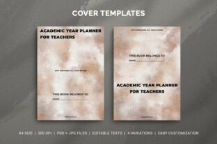 Teacher's Academic Year Planner Covers Graphic by Pugazh Logan ...