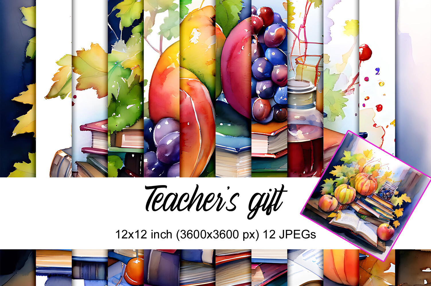 Teachers Gift Papers Graphic by Andrea Kostelic · Creative Fabrica