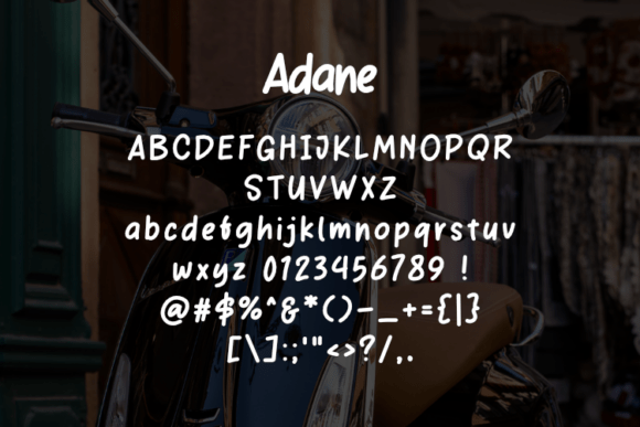 Adane Font - Preview 2
