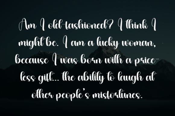 Black Dandelion Font - Preview 5